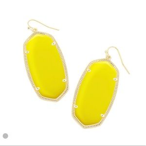 Yellow Kendra Scott Danielle earrings